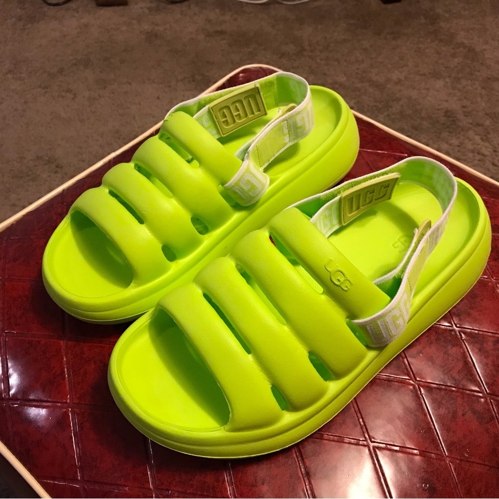 UGG Sport Yeah Slide 'Lime Green
